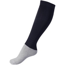 1 pair Youth Women's Men's Dark blue & gray KNEE HIGH WINTER SOCKS in 4 SIZES!