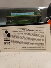 EFE 25507A  AEC Routemaste (RML) in Ramblers Holidays Livery. Limited Edition