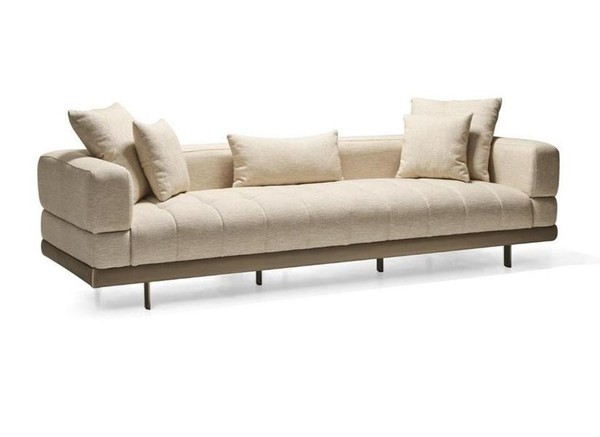 Dreisitzer Sofa 3-Sitzer-Couch Sofa Couch Wohnlandschaft Komfort 255Cm-image