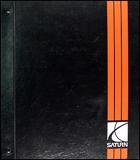 1997 Saturn Shop Manual Original Set of Binders Repair Service Books - Image 2 of 2