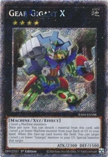 Yugioh! Gear Gigant X - RA04-EN188 - Platinum Secret Rare - 1st Edition Near Min