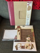 Simple Stories Cozy Christmas Binder Recipe Divider Pages Cards, Scrapbook