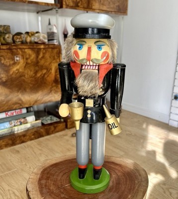 Nutcracker Feat. Oil Can & Funnel : 13 3/4  Tall