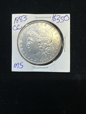 1883-CC Morgan Silver Dollar Carson City BU MS Details Nice Luster
