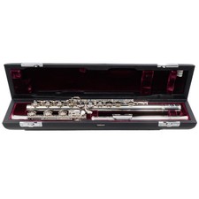 Yamaha Model YFL-777HCT Artist Solid Silver Professional Flute SN 079834 SUPERB