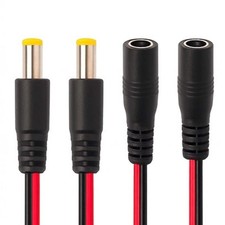 DC 5.5 2.1mm Male Female Pigtail Cable 12V CCTV Security Camera LED Strip