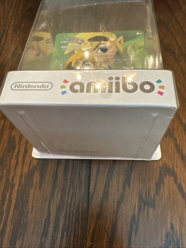 Nintendo Amiibo Super Smash Bros. Toon Link (2014) Wii U - SELADO - 1ª impressão - Imagem 2 de 3