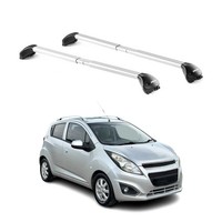 DachträGer FüR Chevrolet Spark M300 2010-2015 5 TüR 100Kg Alu Silber 2X ABE
