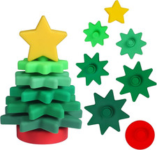 Baby Silicone Christmas Tree, Little for Teething Baby, Stacker  Nesting Christ
