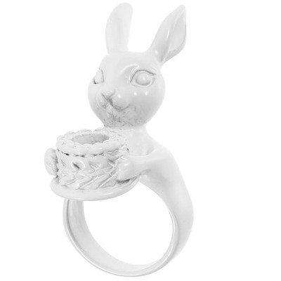  Fingerringe Aus Eisen Kaninchenring Hase Tischdekoration Hase-Wohndekoration
