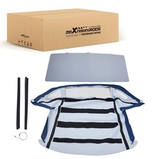 Blue Convertible Top For Mercedes-benz 380sl 450sl R129 1975-1985 Pvc