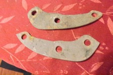 1956 56 Chevrolet Chevy Pair Rear Bumper Connecting Plates End To Center Section 1956 56 Chevrolet Chevy Pair Rear Bumper Connecting Plates End To Center Section