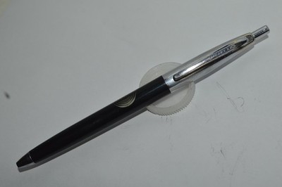 Sheaffer School Ballpoint Pen COLLINS RADIO CO Black Square Clicker USA 1960's