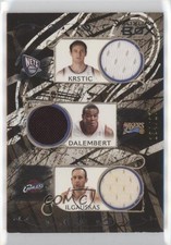 2006 Luxury Box Relics Five Nenad Krstic Samuel Dalembert Jermaine O'Neal 0m0z