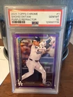 2025 Topps Chrome - Shohei Ohtani #1 Purple Refractor /250 - PSA 10 - Low Pop