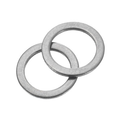 80 Stück Runde Unterlegscheiben M5 x 7 x 0.3 mm, 304 Edelstahl Dichtscheiben Sil