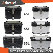 Labwork Motorcycle Trunk Top Case Luggage Storage Tour Tail Box 22L/45L/55L/65L