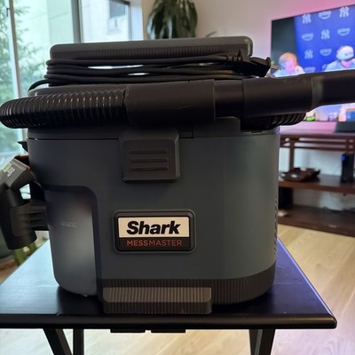 Shark MessMaster 1 Gal 7 Peak HP Portable Wet Dry Vacuum Self Rinsing AnyBag