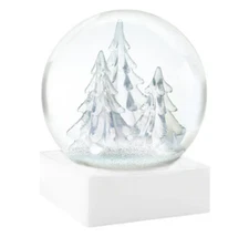 Cool Snow Globes "Crystal" Trees 100mm Glass Globe Personalized Square Base