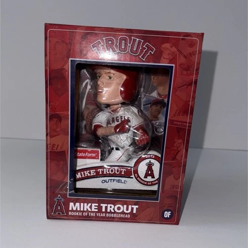 Mike Trout Rookie of the Year Outfield Angels #27 MLB Baseball Bobblehead