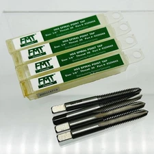 FMT Standard 0326668 Spiral Point Tap 1/4"-20 HSS 2 Flute Bright Finish Lot of 4