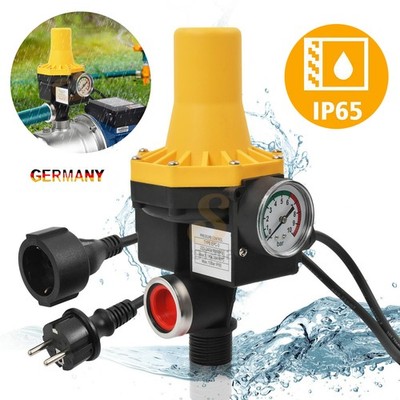 Pumpensteuerung Druckschalter EPC-3 für Pumpe Gartenpumpe Hauswasserwerk gelb