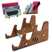 Ukontagood Keyboard Display Stand, Wooden Mechanical Holder,
