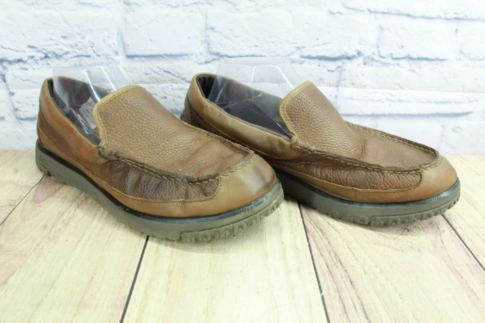 Zapatillas mocasín forradas de piel de oveja LL Bean All Week para hombre talla 9 M Foto 3 de 4