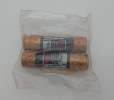 LOT OF 2 BUSSMANN FRN-R-50 TIME DELAY DUAL ELEMENT FUSE 250V