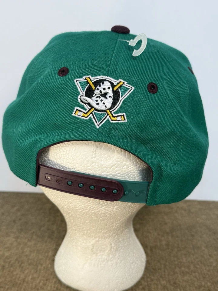 Zephyr Hat NHL Anaheim Ducks RARE "Mighty" Flat Bill SnapBack Clean In/out - Image 3 of 4