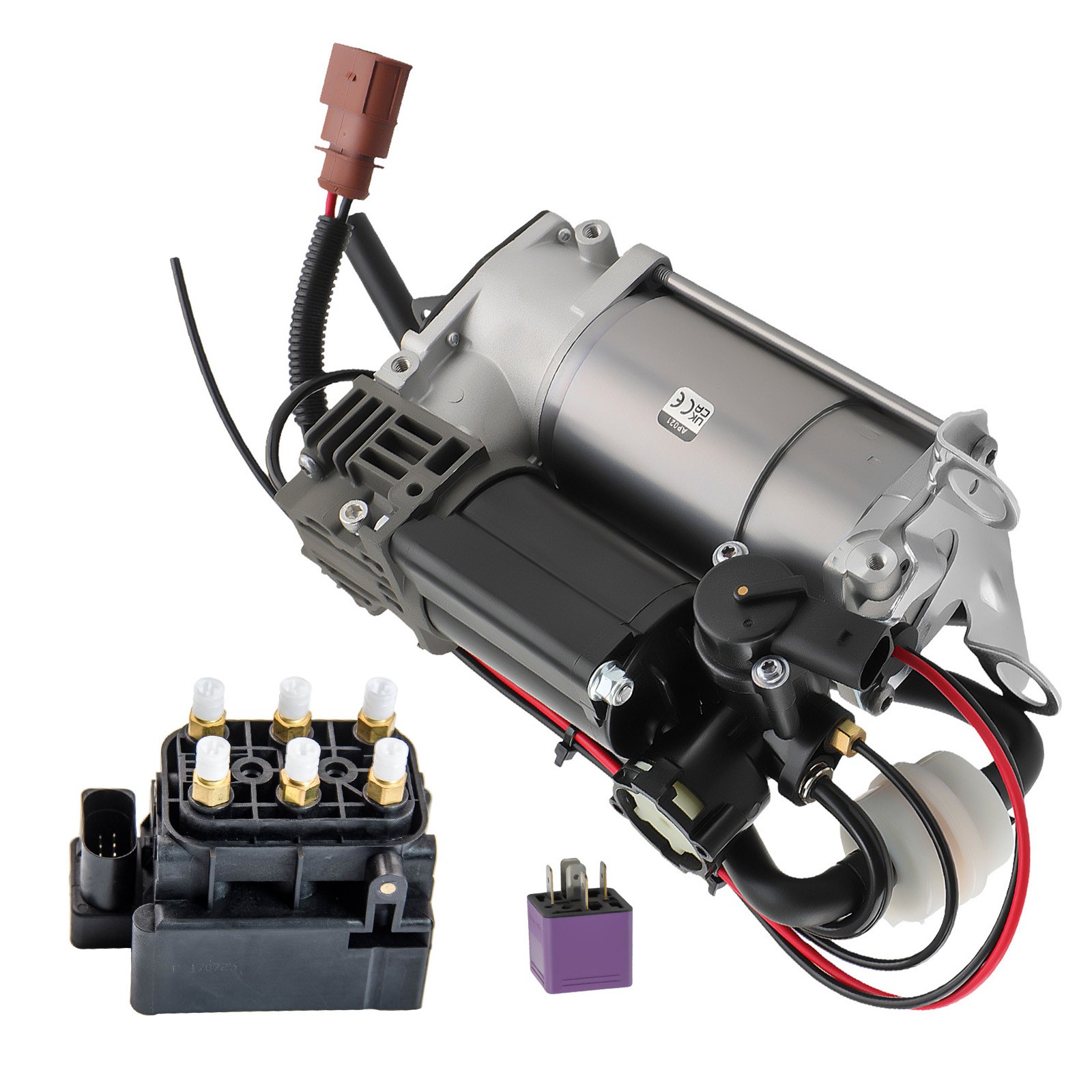 Compresseur de suspension pneumatique haut de gamme Audi A6 C6 4F en alliage forgé
