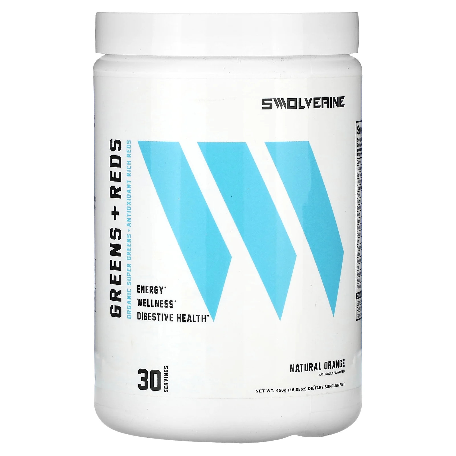 Зелень + Красный, Натуральный апельсин, 16,08 унции (456 г)