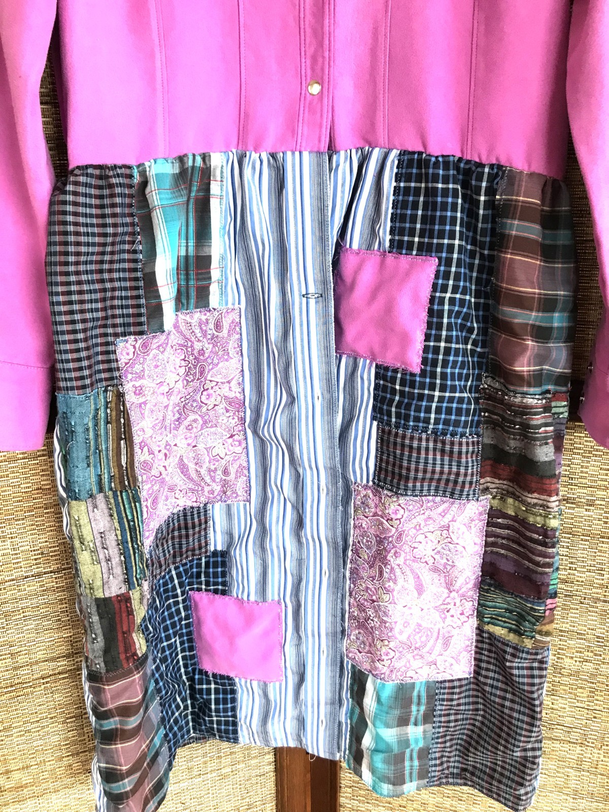 Upcycled Boho Patchwork Duster Handmade Bohemian … - image 5