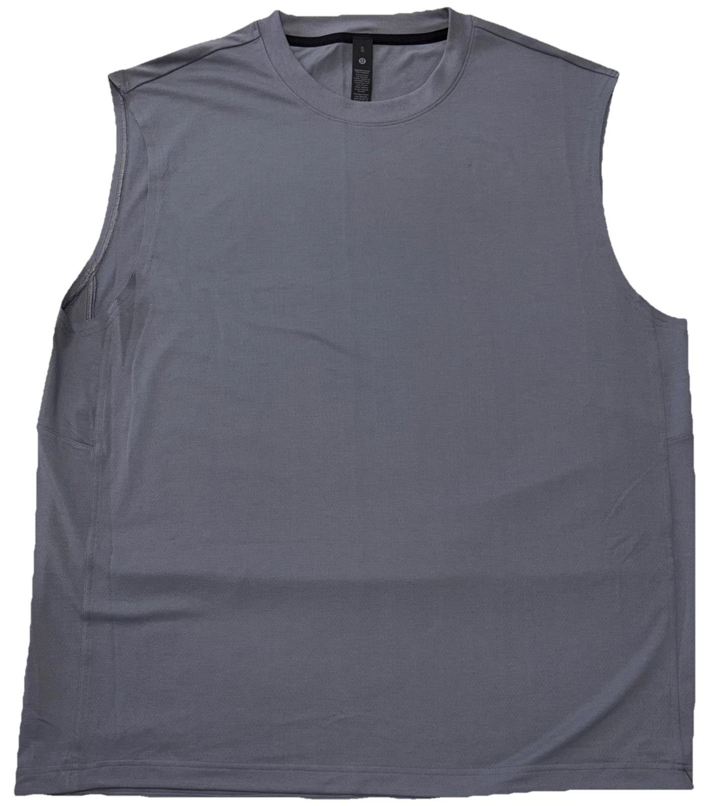 NWT🔅LULULEMON🔅 X-LARGE (MENS)🔅EASY SET TRAIN SLEEVELESS TANK🔅SOLAR GRAY🔅