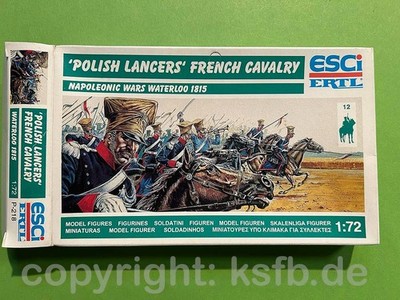 1:72 ESCI #218 G Napoleon Polen Kavallerie Lanzenreiter Frankreich Waterloo