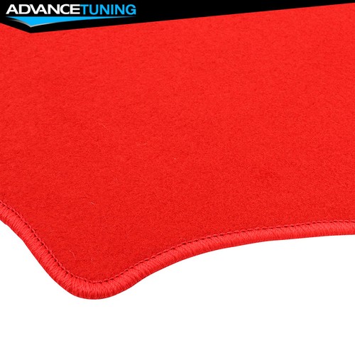 Se adapta a 16-21 tapetes Honda Civic revestimiento delantero trasero de nailon alfombras rojas con FK 4 piezas - Imagen 9 de 12