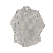 Brooks Brothers The Original Polo Striped Shirt 17-34 Non Iron Button Down