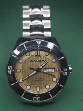 Aragon A506SAN Hercules Sand NH36 43mm Automatic Dive Watch. **NEW**