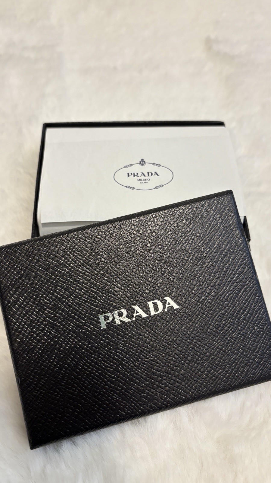Prada Saffiano Leather Card Holder image 6