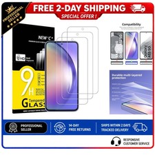 NEW'C Tempered Glass Screen Protector for Samsung Galaxy A54 5G HD Clear 9H