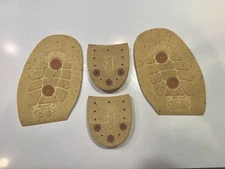 Dr Sole #1091 Off White Cork Half Sole And Heel Size 10&12