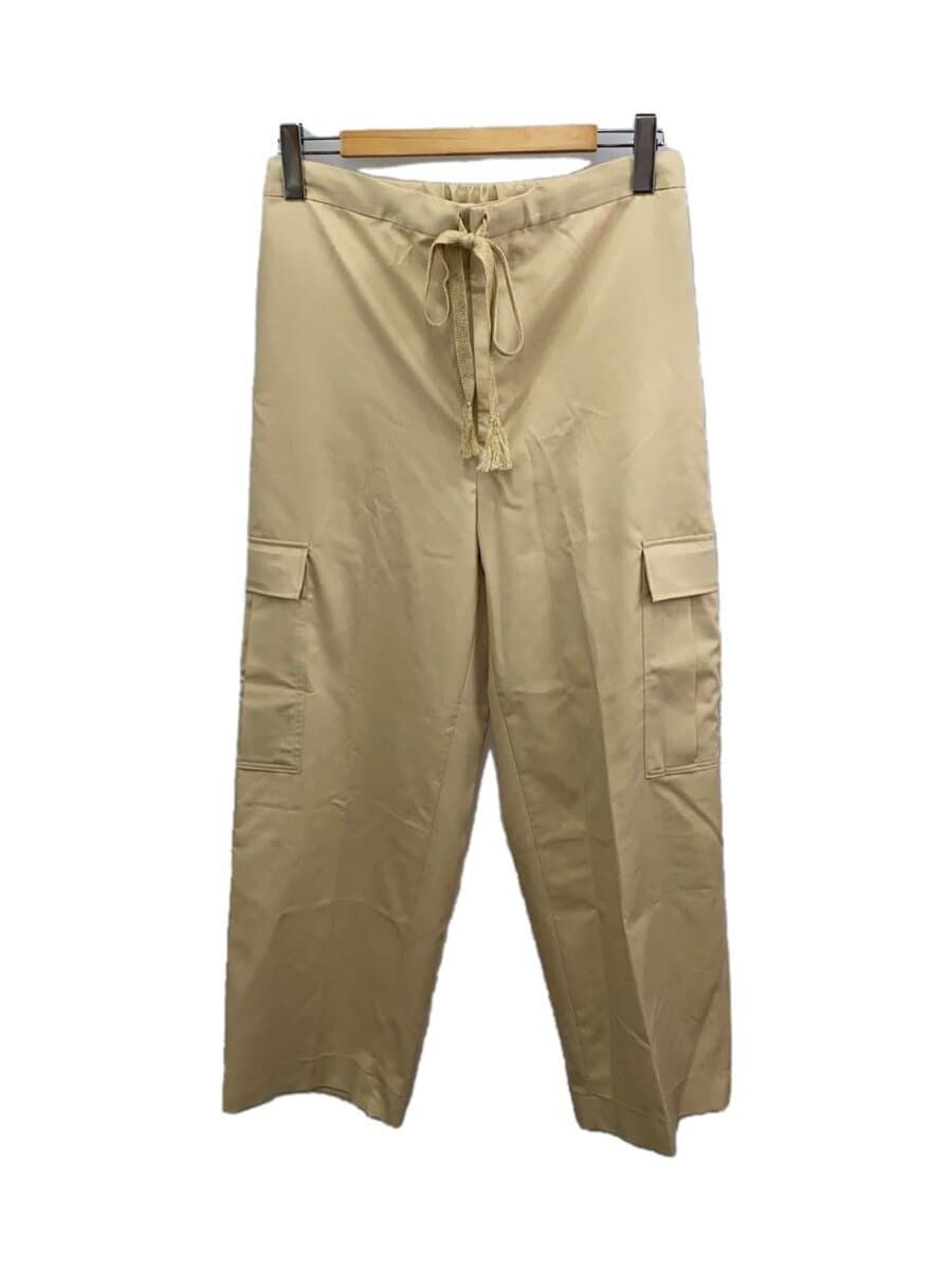 ALTRA AURALEE altri pantaloni larghi 1 lana beige tinta unita A23AP02SH usati