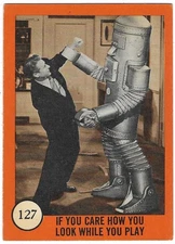 1962 NU-CARD HORROR MONSTERS (ORANGE) #127 "IF YOU CARE HOW YOU LOOK"! RARE SET!