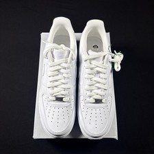 Nike Air Force 1 '07 Men's Triple White Casual Shoes CW2288-111 Size 10.5