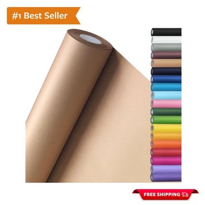 15'' x 450'' Uncoated Kraft Paper Roll - Ideal for Kids' Art, Painting & Wrapping