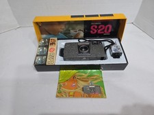 VTG Kodak S-20 Instamatic Camera Outfit w 3 GE Magicubes flash, original box