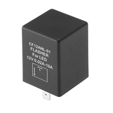 Electronic LED Flasher Relay Fix, CF12 2 Pin LED Turn Signal Light Bulbs Blink