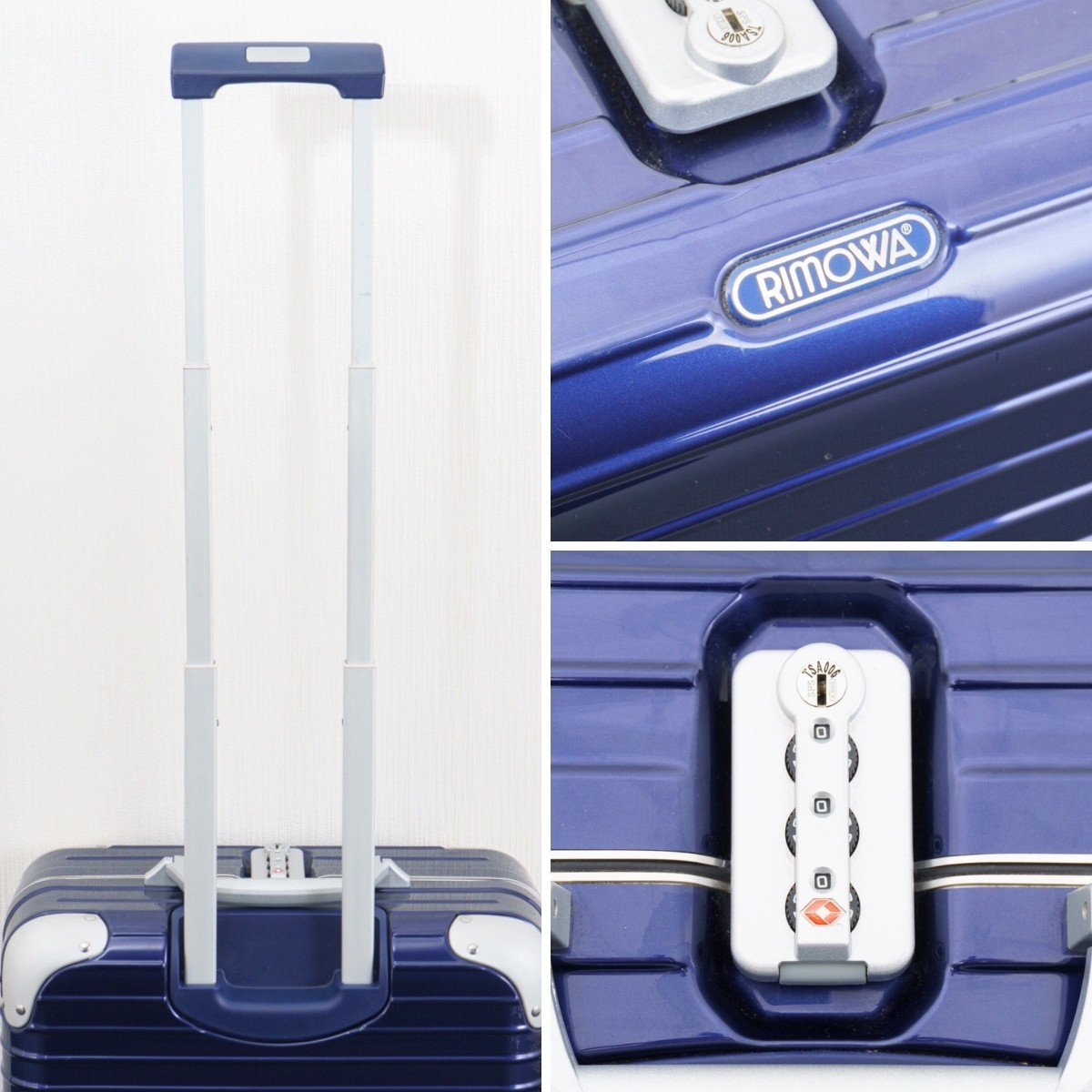 Rimowa Limbo Business Trolley 27L Blue 4-wheels Carry Case
