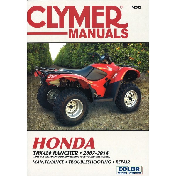 Honda TRX420 Rancher (2007-2014) Quad Reparaturhandbuch Clymer-image