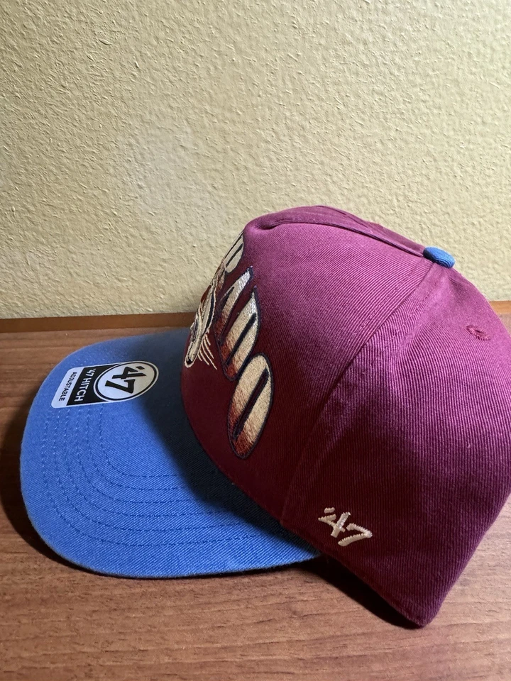 Colorado Avalanche '47 Vintage Atkin Hitch Snapback Hat Adjustable New Deadstock - Image 2 of 4